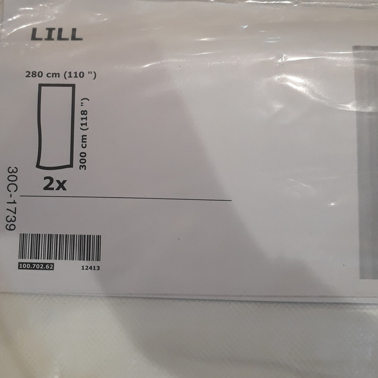 پرده ایکیا مدل lill سایز 300×280 سانتیمتر