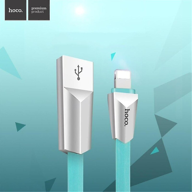 کابل شارژ لایتنینگ هوکو مدل Hoco X4 Zinc Alloy طول 120 سانتی متر