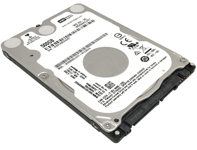 هارد لپ تاپ وسترن دیجیتال Western Digital WD5000LUCT 500GB نو و صفر کارکرد با گارانتی