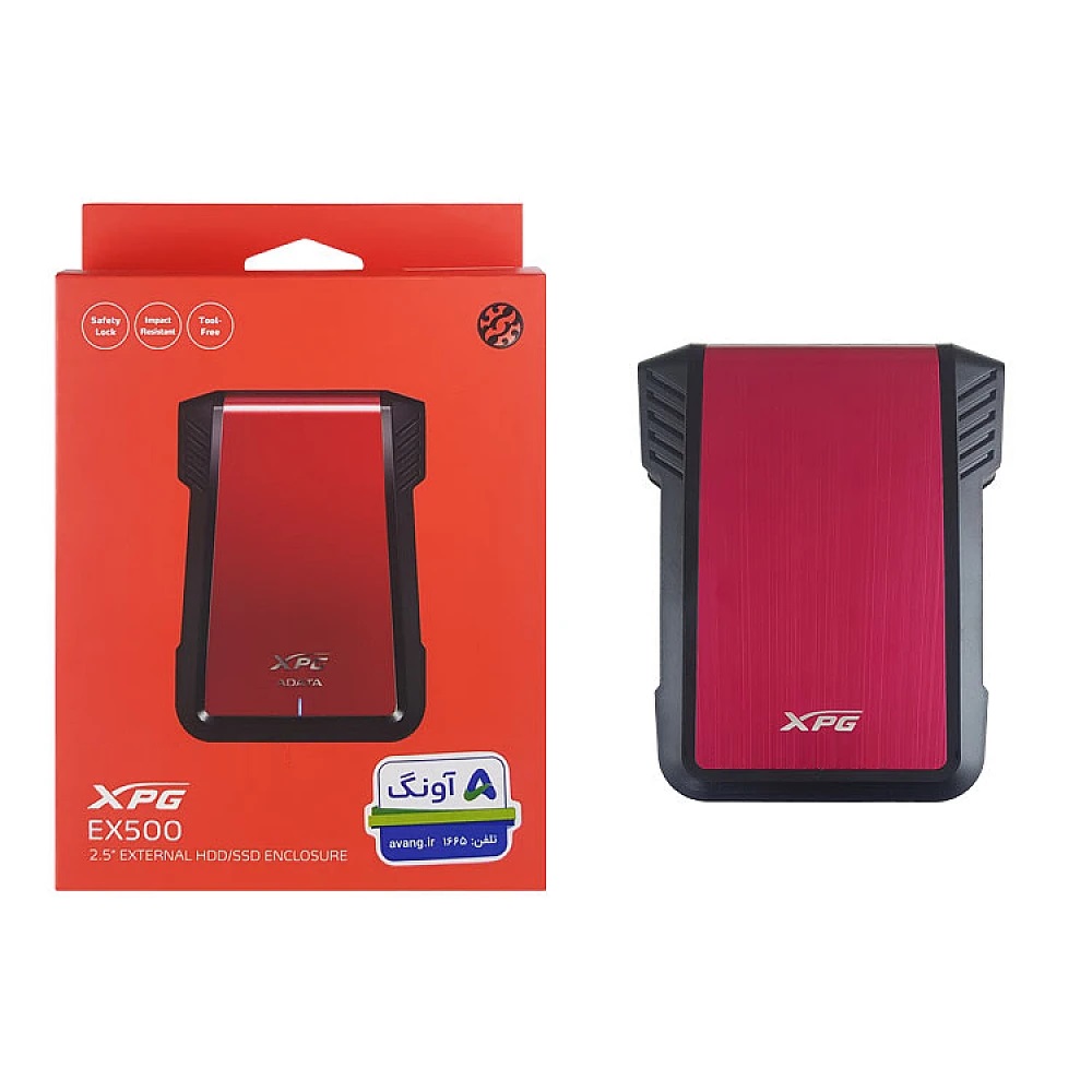 هارد اکسترنال  ای دیتا ظرفیت 640 گیگابایت مدل HDD ADATA XPG EX500