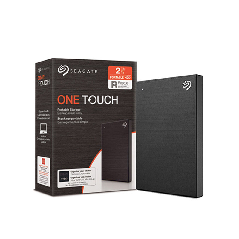 هارد اکسترنال سیگیت (Seagate) مدل One Touch ظرفیت 2 ترابایت گارانتی  24ماهه بسته 5 عددی