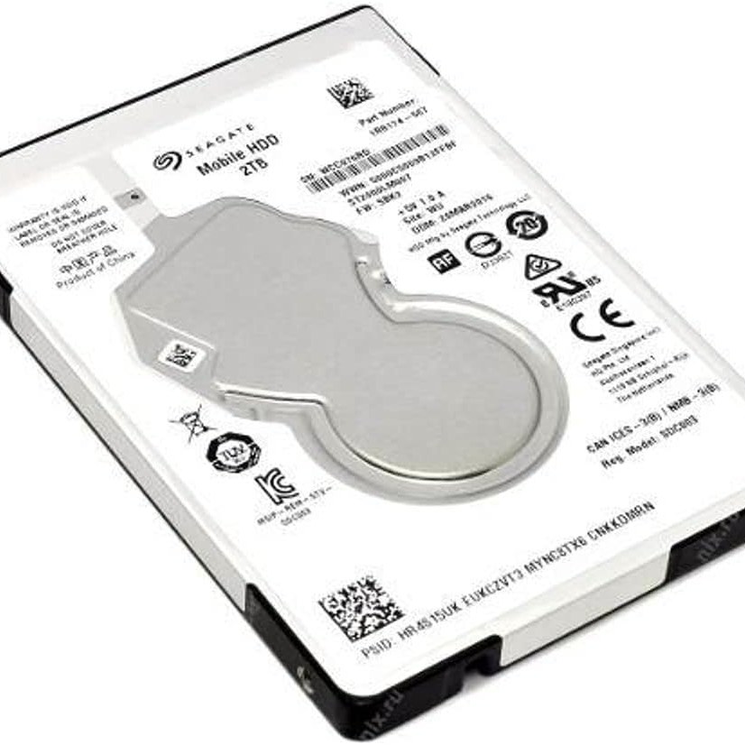 هارد لپ تاپ برند سیگیت مدل ST2000LM007 ظرفیت 2 ترابایت نو و آکبند  با 1 سال گارانتی داده پردازان