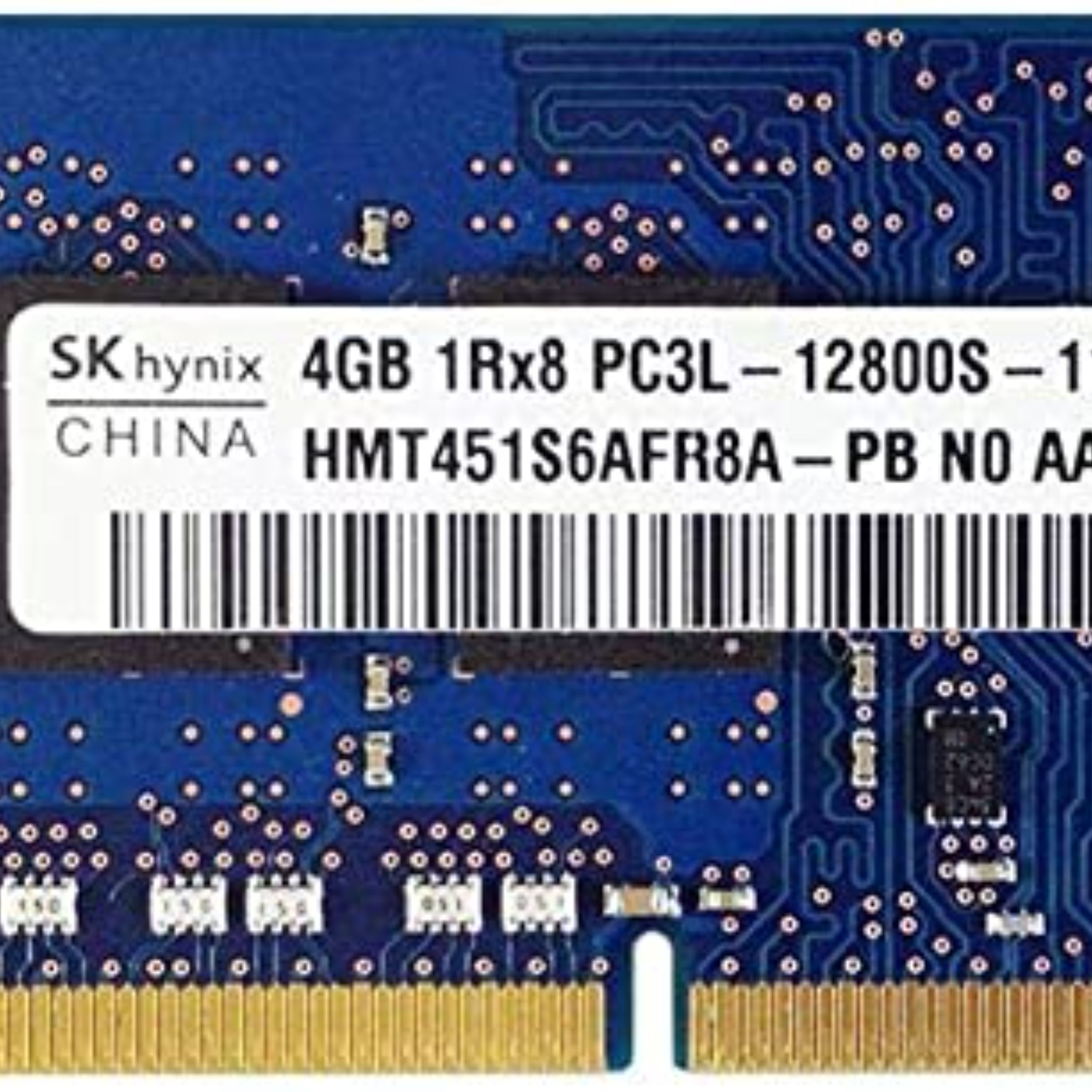رم لپ تاپ 4GB  DDR3 1Rx8 PC3L-12800S Laptop Memory