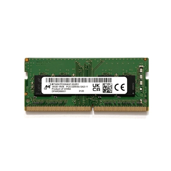 رم لپ تاپ 16 گیگ Micron Technology DDR4-3200 MHZ 1.2V یکسال گارانتی