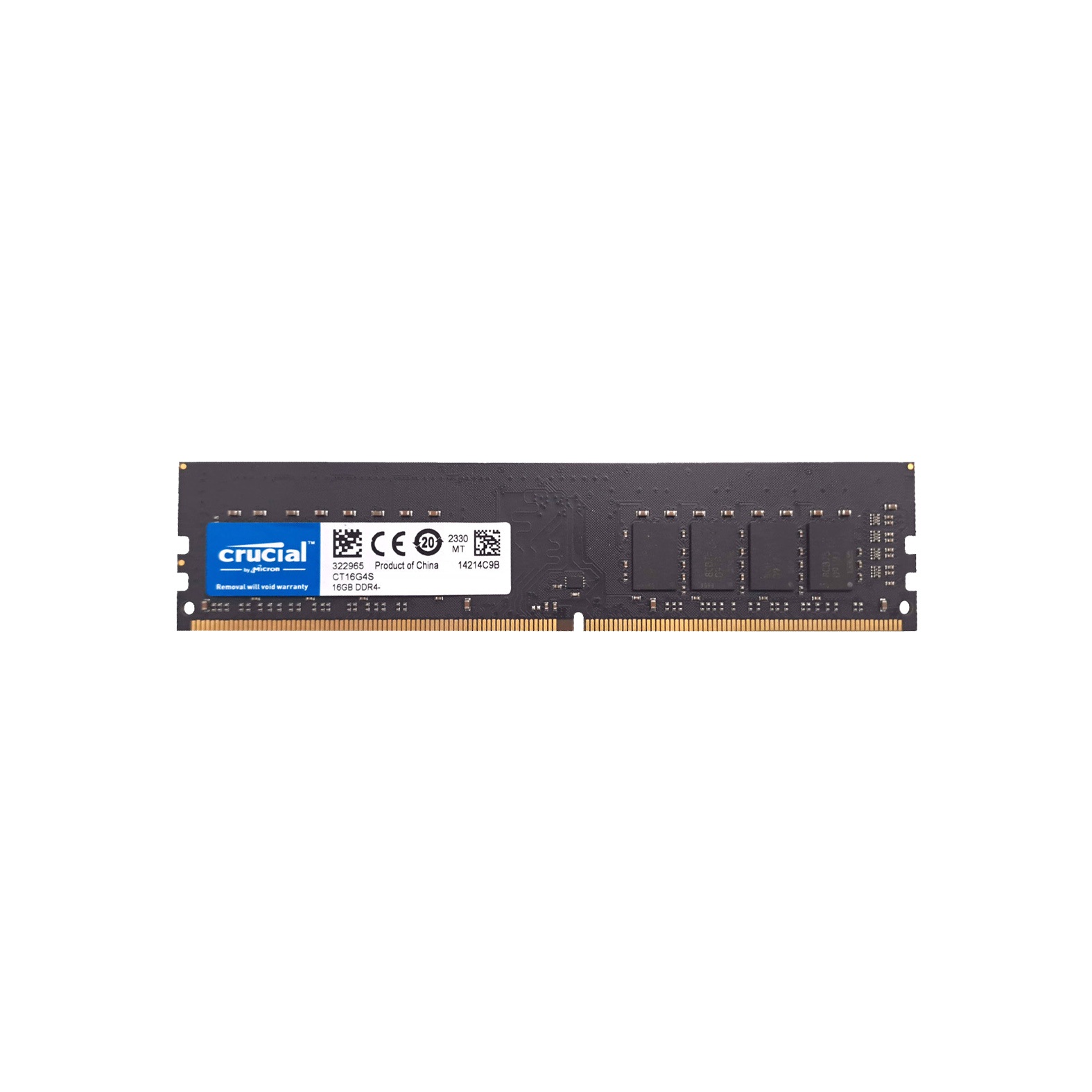 رم دسکتاپ DDR4 تک کاناله کروشیال مدل 2666Mhz CL17 ظرفیت 16GB