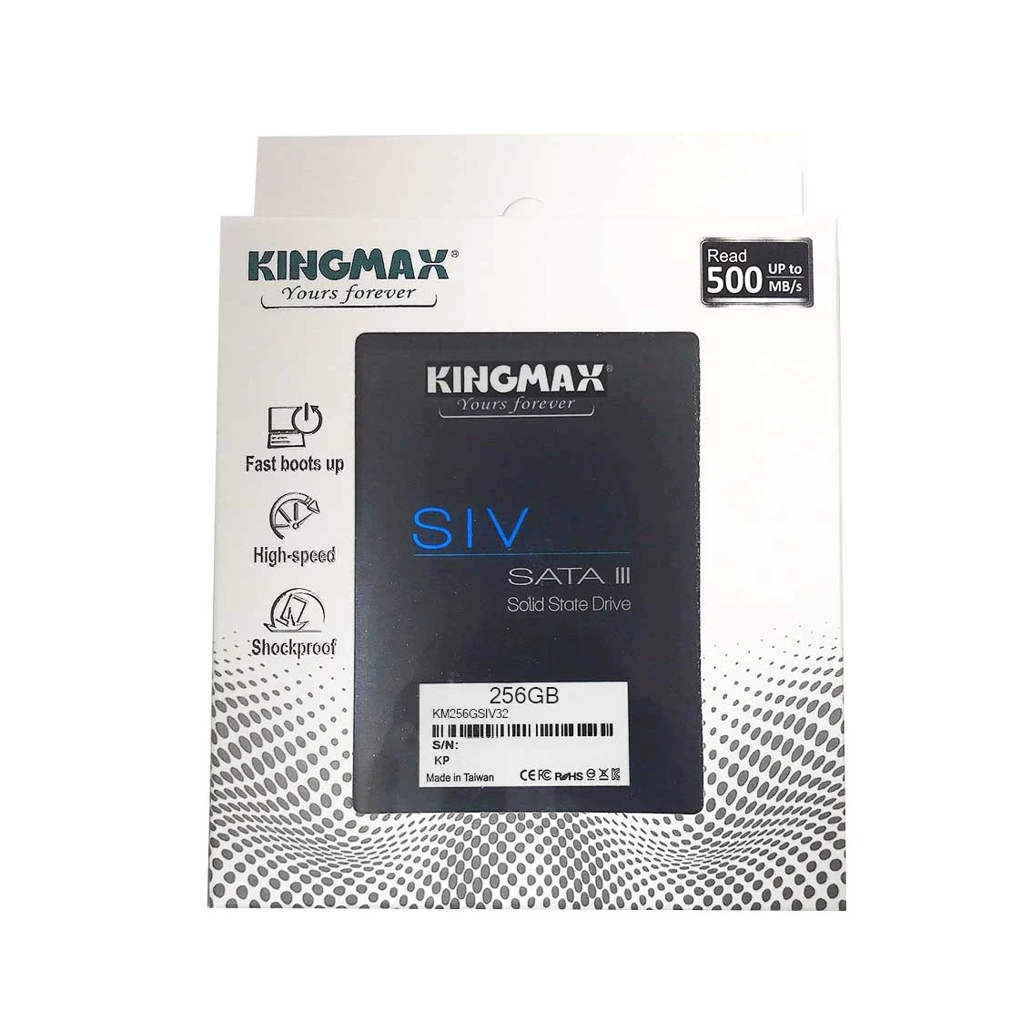 هارد SSD لپ تاپ 256 گیگابایت KingMax Sata 2.5Inch_SIV گارانتی آواژنگ