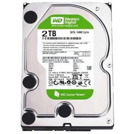 هارد 3.5 اینچی کامپیوتر وسترن دیجیتال ظرفیت 2 ترابایت یکسال گارانتی